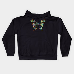 Butterfly Autism Awareness Amazing Puzzle Gift Kids Hoodie